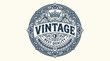 © morph - A detailed, ornate vintage emblem with a crown and intricate flourishes, featuring the word 'VINTAGE' and 'BEST QUALITY' in a classic design.