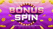 © Text monster - Editable bonus spin text effects, modern colors.