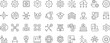 © design png - Technology Startup Icons Set with Gears, Networks, Cloud Services, User Profiles, and Server Diagrams in Simple Line Style