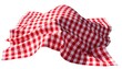 © Fawad - Red and white checkered tablecloth nobody