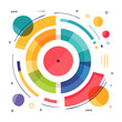 © Acraf - Abstract colorful circular data visualization design