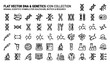 © MSTSUFIA - DNA molecule and chromosome pictogram icon collection EPS 10