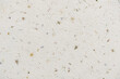 © Kushal Ramolia - Handmade recycled paper texture with embedded dried flower petals, rustic off white botanical pulp surface background for eco friendly wedding invitation or branding