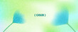 © Syuzann q - Grain flower gradient background and soft spring mood cover. Summer floral pastel blue grain bloom with abstract flower glow on green gradation. Vector backdrop for beauty card and presentation.