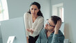 © Prostock-studio - Worried Hispanic Woman And Man Displaying Concern While Observing Computer Screen Together, Engaged In Discussion About Work Projects At Office, Fostering Collaboration In Business Concept