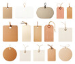 © Rawpixel.com - PNG Assorted blank tags with strings on transparent background