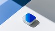 © jjbqdesignstudio - Minimal Blue Device Display with Clean Copy Space