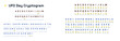 ©  AtlAnt - UFO Day Cryptogram puzzle with colorful letters and patterns