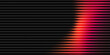 © Asadul - Horizontal parallel lines abstract background with red illumination, abstract