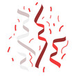 © Creative Visionery - Abstract Indonesian Flag Confetti Decoration