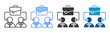 © Jackcuan - Cooperation Icon Set Multiple Style Collection