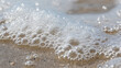 © Ivan - Ocean Sea Foam Bubbles Macro Close-Up, White Frothy Water Abstract Natural Texture Beach