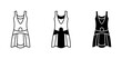 © Sobuj - Flapper Dress Icons, Vintage 1920s Fashion Silhouettes, Retro Art Deco Style Clothing