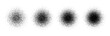 © Валентина Галянт - Set of grainy dust spray gradients with scattered particle texture effects.