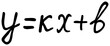 © ioanna_alexa - Handwritten mathematical formula of a linear function on transparent background. Isolated algebra equation lettering for education design