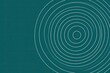© Api - Abstract Teal background with white concentric circles forming a ripple effect