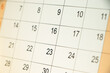 © Hasib - Closeup of calender, concept of meeting, business, schedule organizer.
