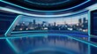 © Umnat - A stunning 3D virtual studio background for TV shows and news slides.
