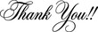 © SHEIKHJUNED - Elegant thank you message in cursive script