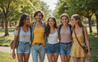 © Ghulam - group of teenage girls in a park