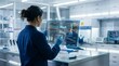 © Dragon42 - Scientist Using Digital Display in Modern Laboratory Environment