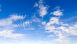 © Svitlana - Clouds sky background texture blue. Soft white clouds pattern. Bright daylight clouds wallpaper backdrop. Clouds cloudscape skyscape cirrus.