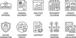 © Afroja Graphics - Financial icons for loan approval, banking, and analytics