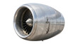 © ATIQULISLAM - Aircraft engine turbine on transparent background jet