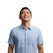© Muhammad - Relieved Indonesian Man Smiling After Overcoming Difficulty Isolated on White Background