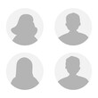 © TA Sydoruk - Flat illustration. Human icon. Avatar, user profile, human icon, profile picture. Suitable for social media profiles, icons, splash screens and as a template. Business concept.