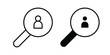 © Win - job vacancy icon collection in black vectors. Eps10 icons
