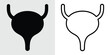 © Pro Team - Urinary bladder icon set