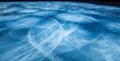© khusnul - Ice Rink Surface with Intricate Patterns and Blue Tones Captured in Detail