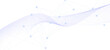 © md - Abstract tech network connection with dots lines and wave. Digital technology vector illustration of an airplane