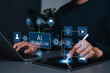 © Supatman - AI Workflow Automation for Generative Content and Digital Tools. virtual automation icons for artificial intelligence, content creation, coding, translation, video, image, data, digital productivity