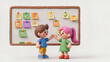 © NobleFrame - Children making high five celebrating teamwork and project success