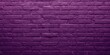 © The 2R Artificiality - Rough textured purple brick wall surface background with consistent color ideal for creative design and copy space