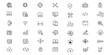© Senoara Studio - Online computing web icons in line style. Server dashboard, programming, software interface, hardware device, cloud database, security shield. Editable stroke. Vector illustration.