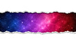 © nasrin2261 - stunning cosmic background with vibrant purple and blue hues