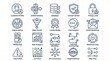 © aukkasit - Customer Relationship Management CRM and Data Analytics Icon Set