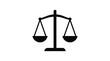 © MdKabir - balance scale silhouette on white background justice law legal symbol icon graphic