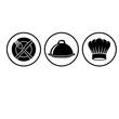 © Athai - Gourmet Double Cheeseburger with Knife on Cutting Board Silhouette Vector Illustration