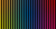 © MstShahanaz - Minimalist digital art featuring seamless vertical rainbow bars with soft shadows and rich color transitions across canvas