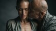 © 4kclips - This captures a moment of deep intimacy and emotional connection between a man and a woman. The man gently presses his forehead against the woman s, conveying tenderness and affection.