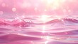 © Hashigo - きらめくピンク色の水飛沫と波 / Sparkling pink water splashes and waves (Generative AI)