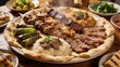 © JohnLee - Traditional Ramadan kebab feast with mixed grilled meats and side dishes