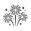 © Md Hifjul - Triple fireworks burst festive celebration graphic with fireworks celebration explosion creative