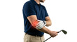 © Firyal Affina - Golfer with Elbow Pain: Sports Injury, Tendinitis, or Medical Condition Affecting Performance and Golf Swing