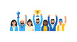 © celana - Diverse Group Celebrating Success.