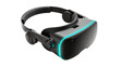 © Friedrich - Black virtual reality headset with glowing blue light